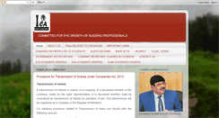 Desktop Screenshot of instituteforcorporateachievers.blogspot.com