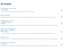 Tablet Screenshot of 3dvitality.blogspot.com