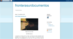 Desktop Screenshot of fronterasurmelilladocumentos.blogspot.com