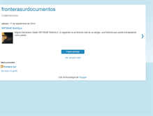 Tablet Screenshot of fronterasurmelilladocumentos.blogspot.com