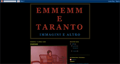 Desktop Screenshot of emmemme-taranto.blogspot.com