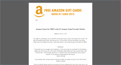 Desktop Screenshot of freeamazongiftcardz.blogspot.com