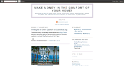 Desktop Screenshot of makemoney-homemoneymaker.blogspot.com