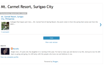 Tablet Screenshot of mtcarmelresortsurigaocity.blogspot.com