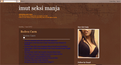 Desktop Screenshot of imut-seksi-manja.blogspot.com