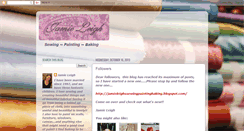 Desktop Screenshot of jamieleighsewingpaintingbaking.blogspot.com