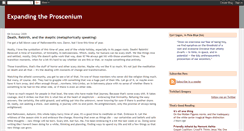 Desktop Screenshot of expandingtheproscenium.blogspot.com