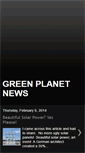 Mobile Screenshot of greenplanetnews.blogspot.com