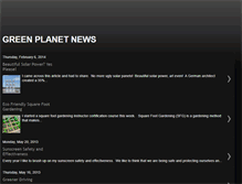 Tablet Screenshot of greenplanetnews.blogspot.com