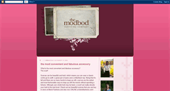 Desktop Screenshot of modbodblog.blogspot.com