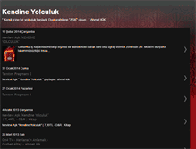 Tablet Screenshot of kendineyolculuk.blogspot.com