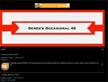 Tablet Screenshot of dereksdaily45.blogspot.com