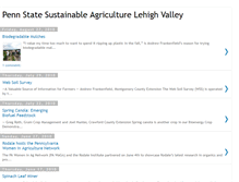 Tablet Screenshot of pennstatesustainableagriculture.blogspot.com