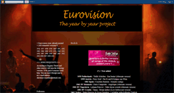 Desktop Screenshot of eurovisionyearbyyear.blogspot.com