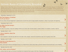 Tablet Screenshot of hebraic-roots.blogspot.com