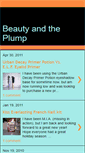 Mobile Screenshot of beautyandtheplump.blogspot.com