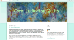 Desktop Screenshot of cludingtonquilts.blogspot.com