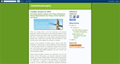 Desktop Screenshot of cosmeticssurgery1.blogspot.com