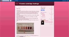 Desktop Screenshot of cambridge-diet-challenge.blogspot.com