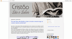 Desktop Screenshot of cristaosaoesalvo.blogspot.com