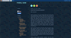 Desktop Screenshot of faisal-gani.blogspot.com