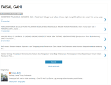 Tablet Screenshot of faisal-gani.blogspot.com