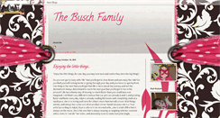 Desktop Screenshot of buschfamilyblog.blogspot.com