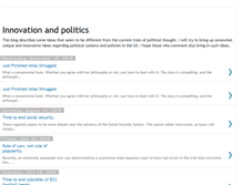 Tablet Screenshot of innovation-politics.blogspot.com