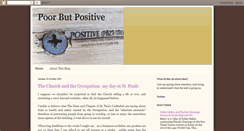 Desktop Screenshot of poorbutpositive.blogspot.com