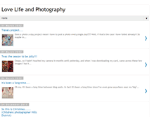 Tablet Screenshot of lovelifeandphotography.blogspot.com