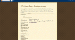 Desktop Screenshot of dpl-surveillance-equipment.blogspot.com