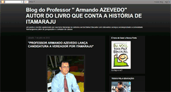 Desktop Screenshot of blogdoprofessorarmando.blogspot.com