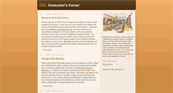 Desktop Screenshot of consumerscorner.blogspot.com