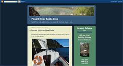 Desktop Screenshot of powellriverbooks.blogspot.com