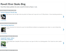 Tablet Screenshot of powellriverbooks.blogspot.com