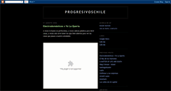 Desktop Screenshot of progresivoschile.blogspot.com