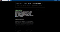 Desktop Screenshot of generalphotographytips.blogspot.com