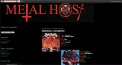 Desktop Screenshot of metalhostdownloads.blogspot.com