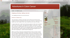 Desktop Screenshot of adventures-in-colon-cancer.blogspot.com