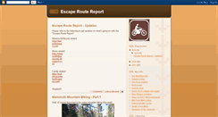 Desktop Screenshot of escaperoutereport.blogspot.com