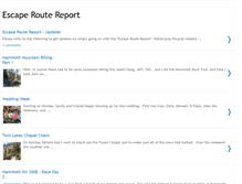 Tablet Screenshot of escaperoutereport.blogspot.com