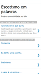 Mobile Screenshot of escotismoempalavras.blogspot.com