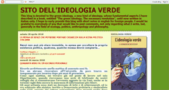 Desktop Screenshot of ideologiaverde.blogspot.com