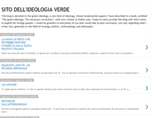 Tablet Screenshot of ideologiaverde.blogspot.com