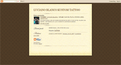 Desktop Screenshot of lucianoblancotattoo.blogspot.com