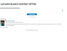 Tablet Screenshot of lucianoblancotattoo.blogspot.com