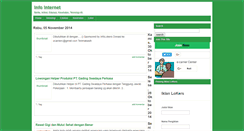 Desktop Screenshot of infolokers.blogspot.com