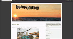 Desktop Screenshot of legacyandjourney.blogspot.com