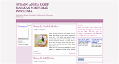 Desktop Screenshot of gudangresepmami.blogspot.com