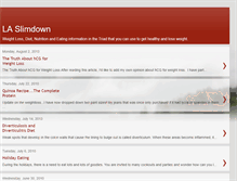 Tablet Screenshot of laslimdown.blogspot.com